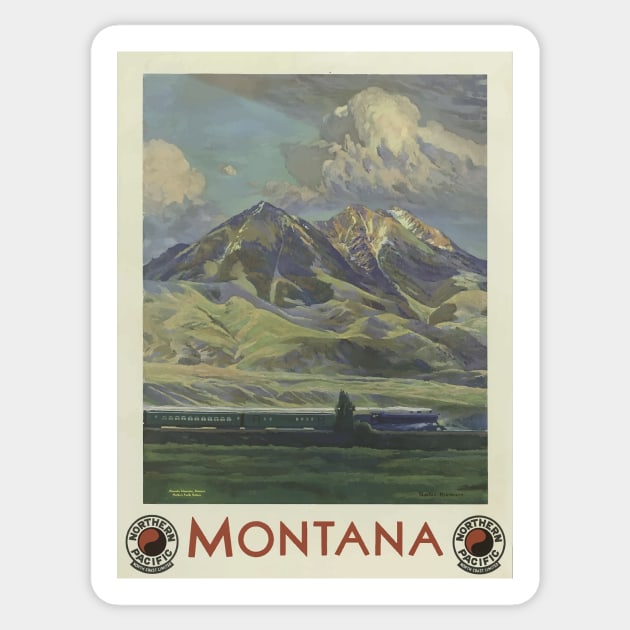 Welcome to Montana Sticker by Yaelledark